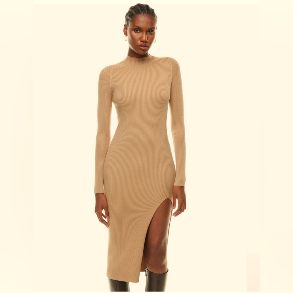 Aritzia Wilfred NWOT Long Sleeve Knit Dress XS